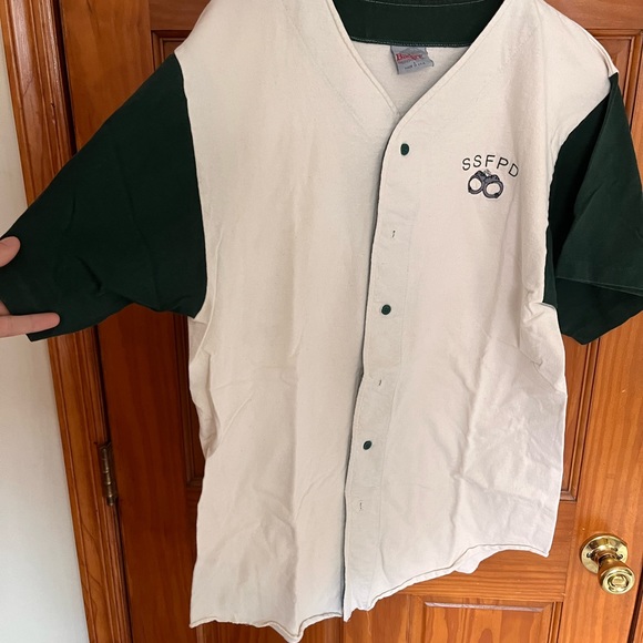 Vintage Buttoned Baseball Jersey - Picture 4 of 5